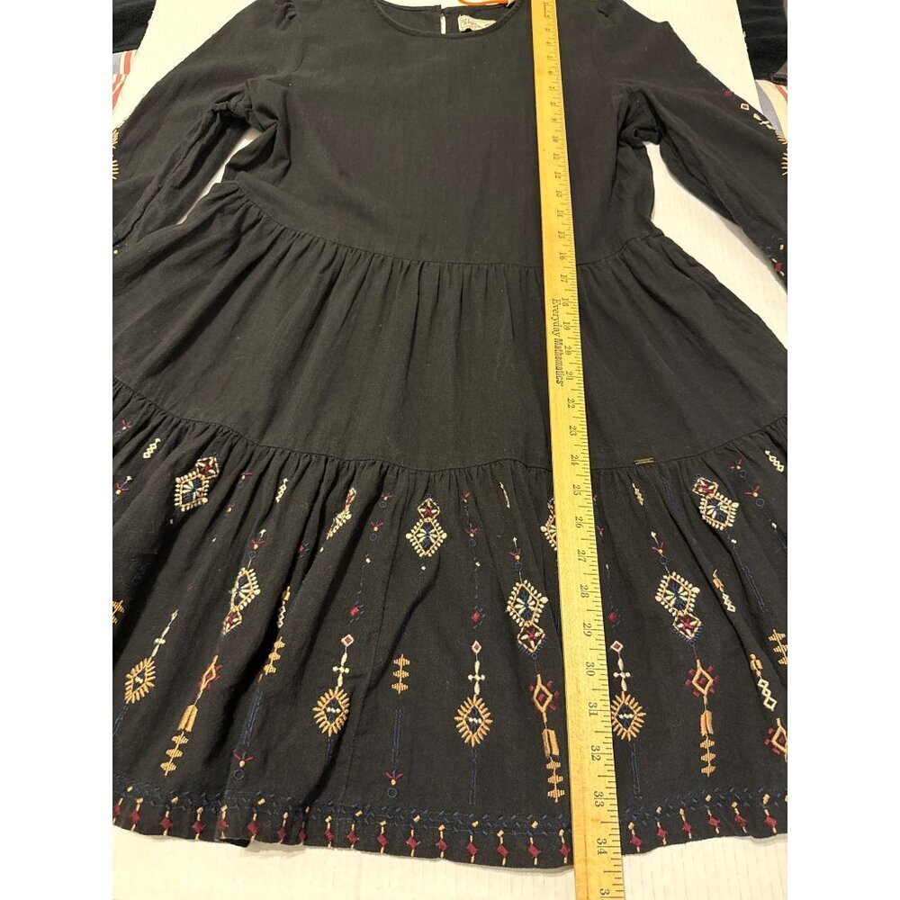 Superdry Anisa Embroidered Short Tiered Dress Size 6 - Picture 14 of 16